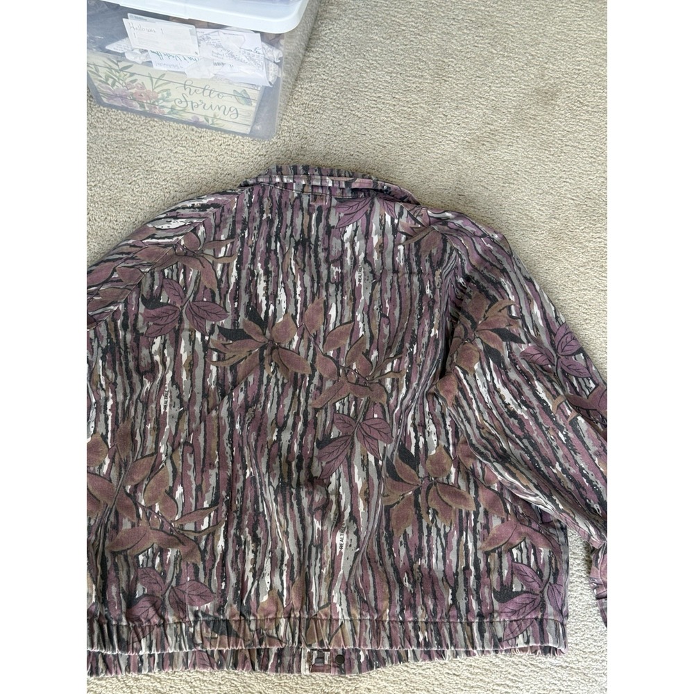 Vintage 90s 10X Realtree Camo Hunting Jacket Mens XL 46-48 USA Insulated - Picture 3 of 15